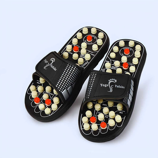 Acupressure and Magnetic Therapy Paduka Slippers for Full Body Blood Circulation For Men and Women