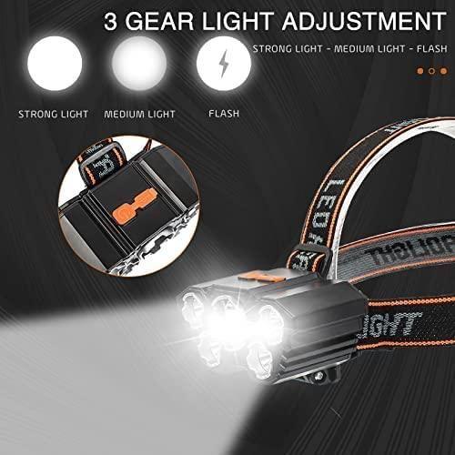 Headlamp Flashlight with Case Waterproof Running Headlamp